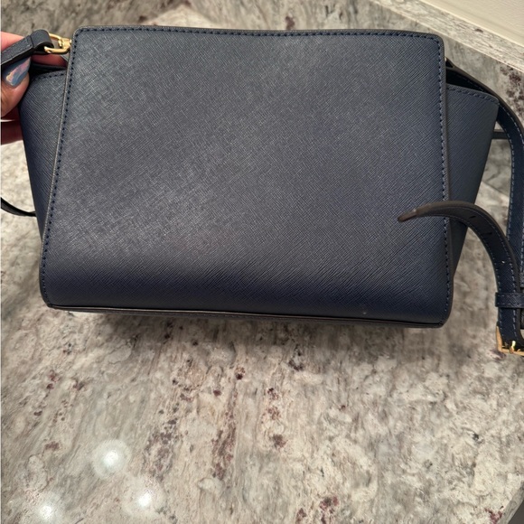 Michael Kors Navy Blue Mini Selma Crossbody - Picture 2 of 8
